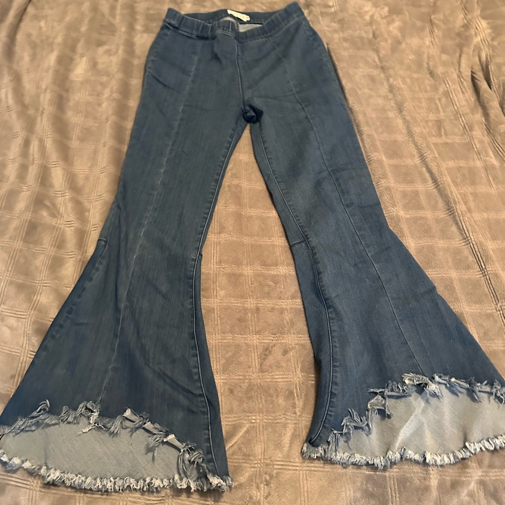 Pull on flare jeans